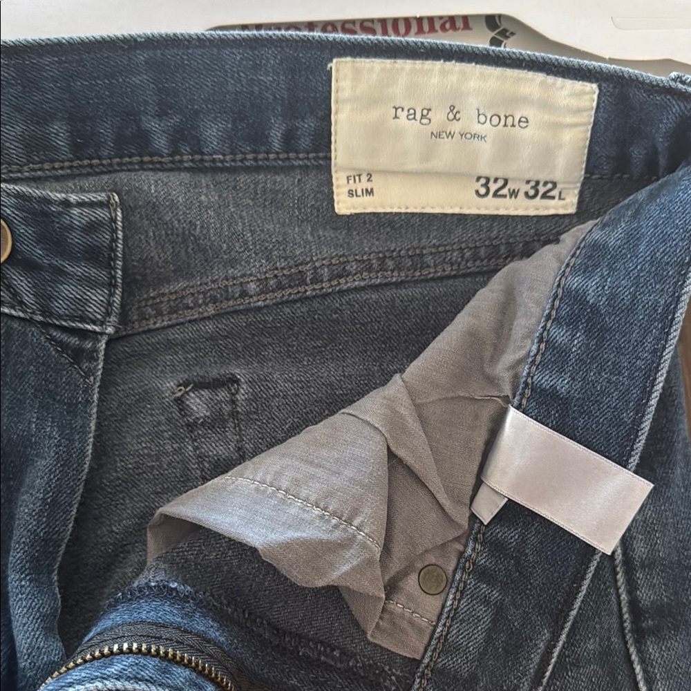 rag & bone Men's Blue Jeans